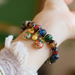 Feng Shui Bracelet - Five Elements Multi-Treasure Gold-Swallowing Beast Energy Bracelet